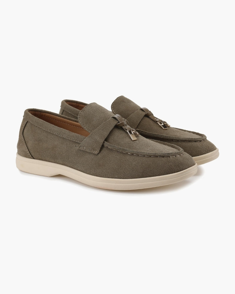Suede Lady Loafers - Iron & Oak