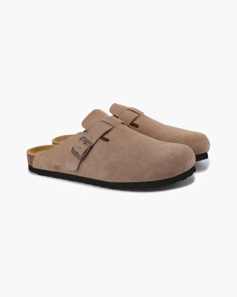 Suede Clogs - Iron & Oak