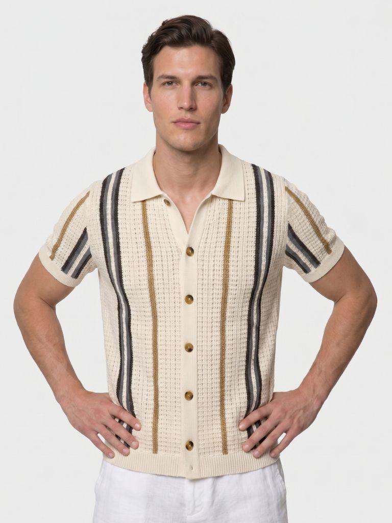 Sunset Groove Polo - Iron & Oak
