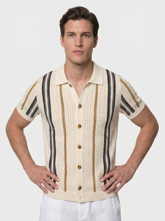 Sunset Groove Polo - Iron & Oak