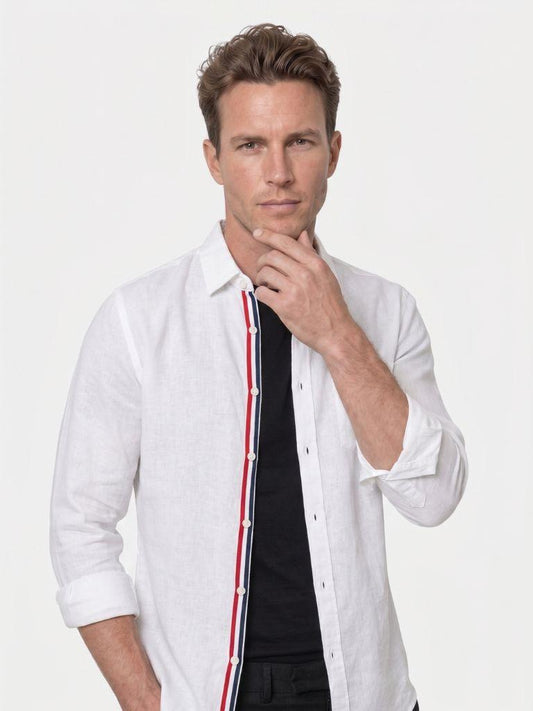 Vince Linen Shirt - Iron & Oak