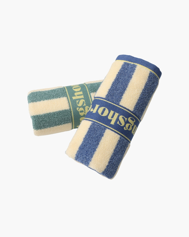 Coastal Stripe Hand Towel - Iron & Oak