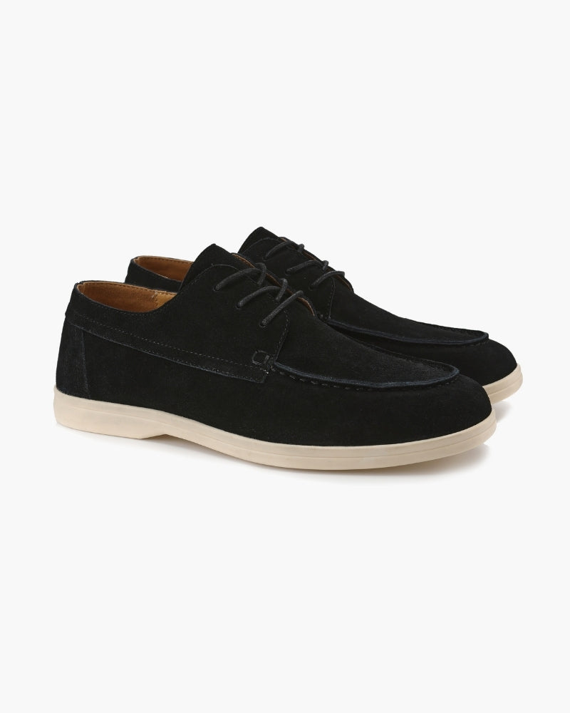 Premium Suede Lace Shoes - Iron & Oak