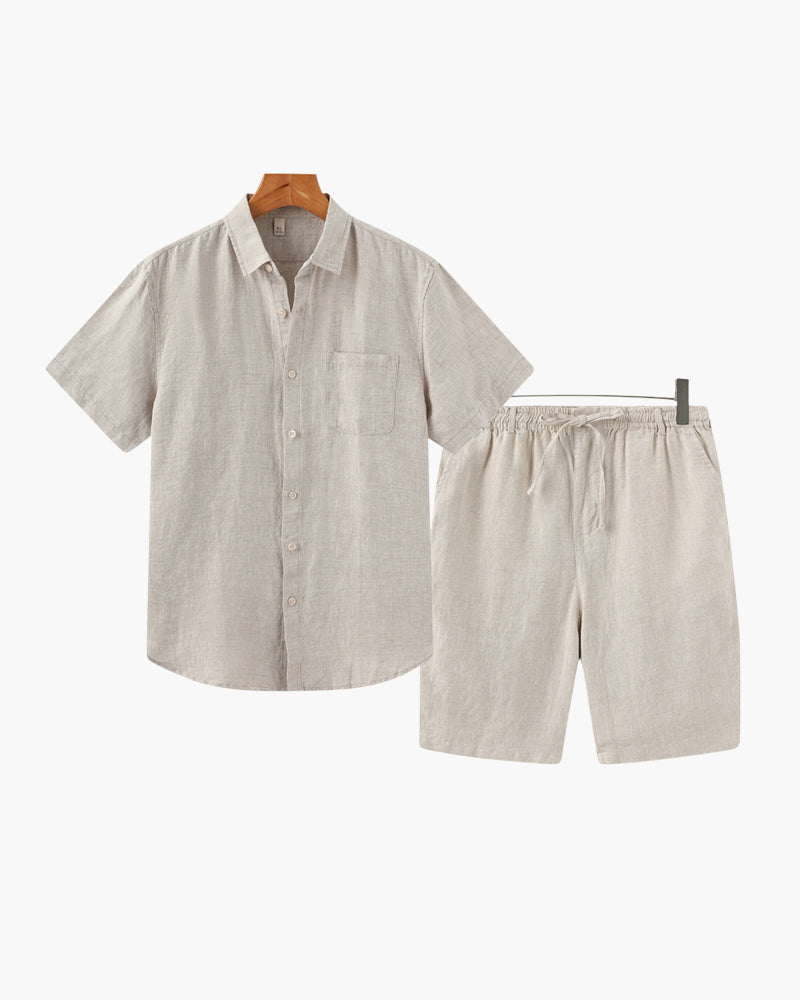 Linen Combo (Shorts) - Iron & Oak