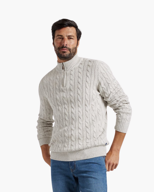 Verbier Half Zip Sweater - Iron & Oak