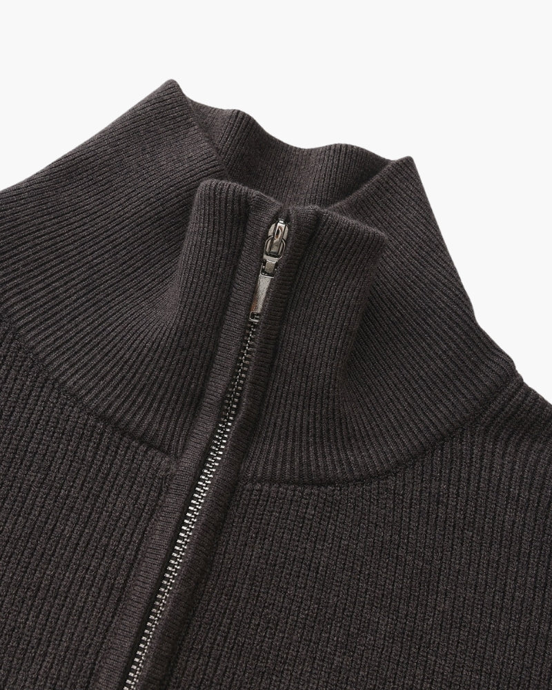 Refined Half-Zip Knit Pullover - Iron & Oak