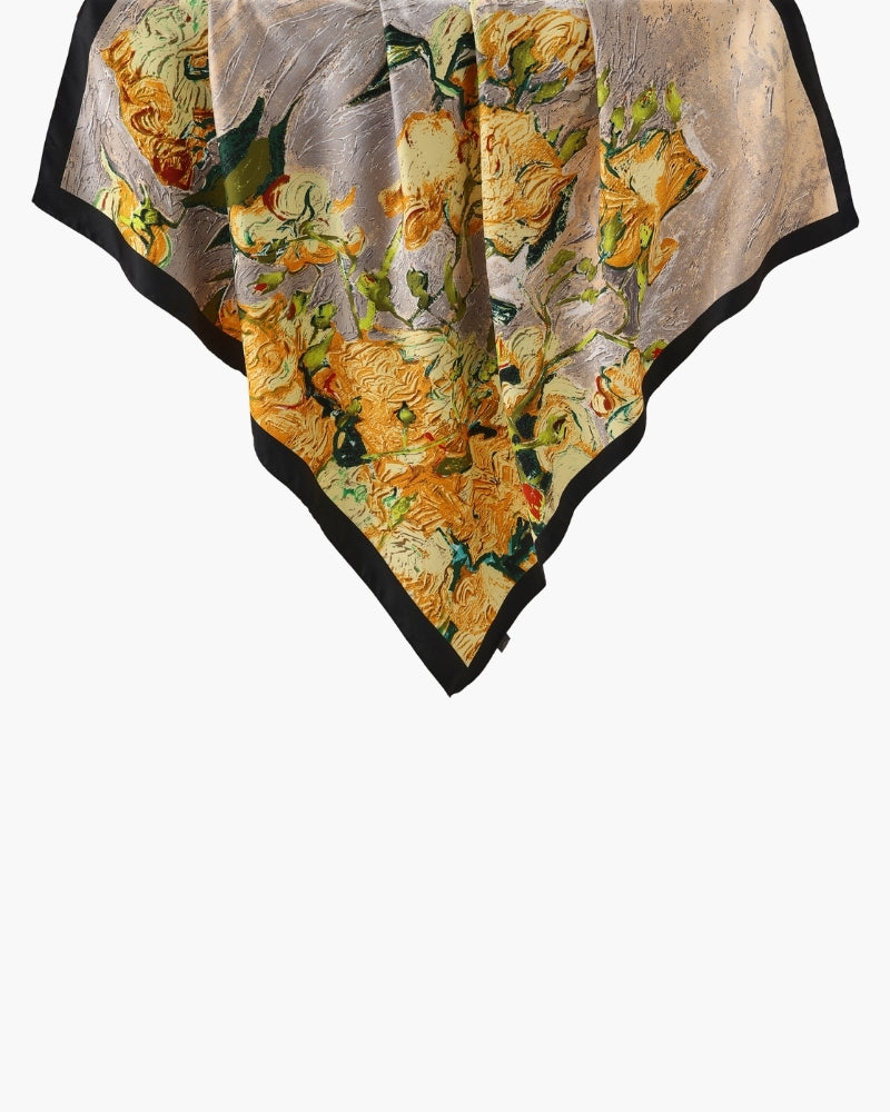 Impressionist Garden Scarf - Iron & Oak
