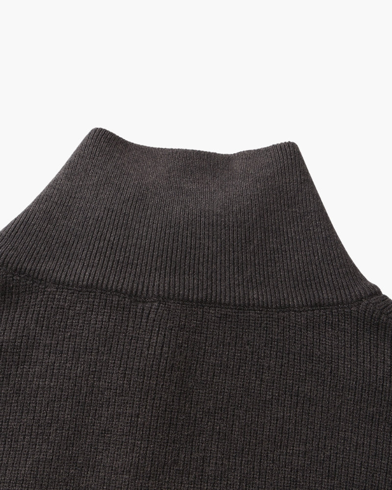 Refined Half-Zip Knit Pullover - Iron & Oak