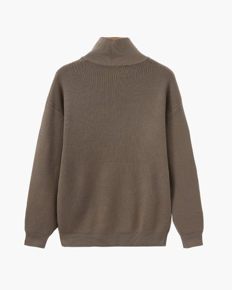 Refined Half-Zip Knit Pullover - Iron & Oak