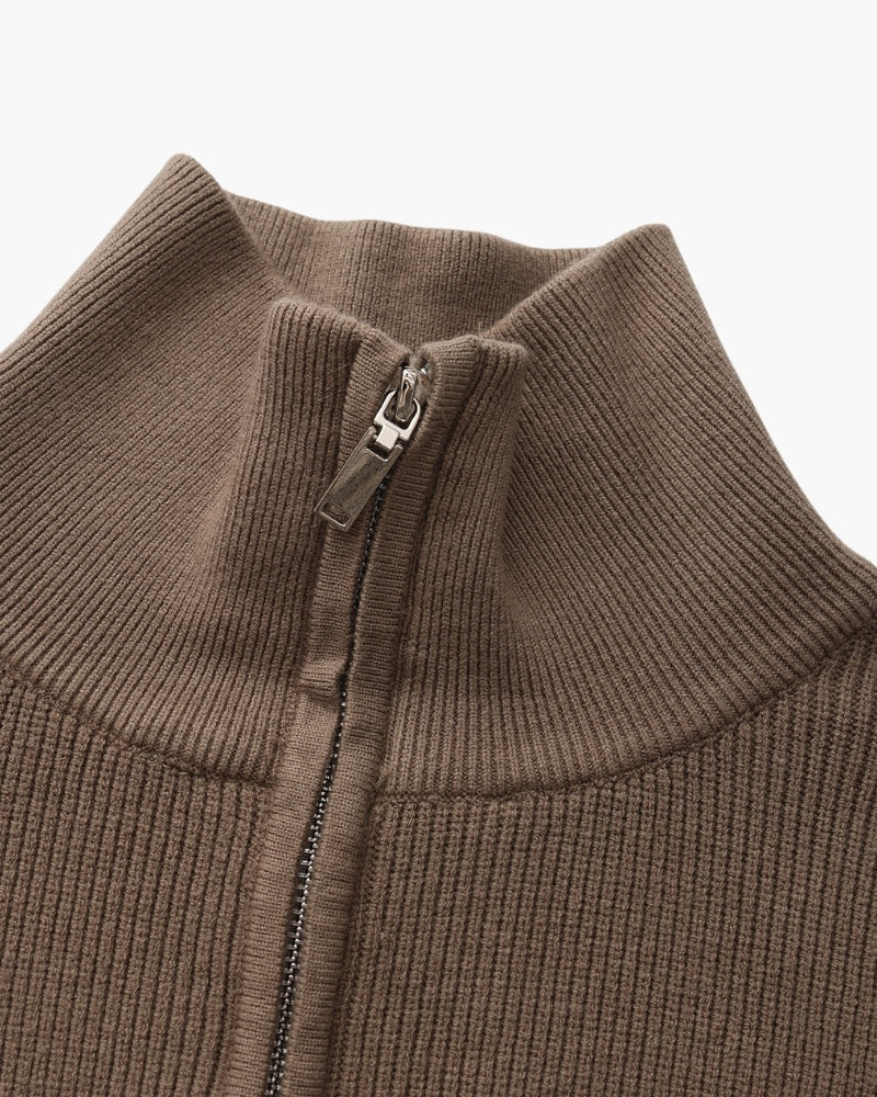 Refined Half-Zip Knit Pullover - Iron & Oak