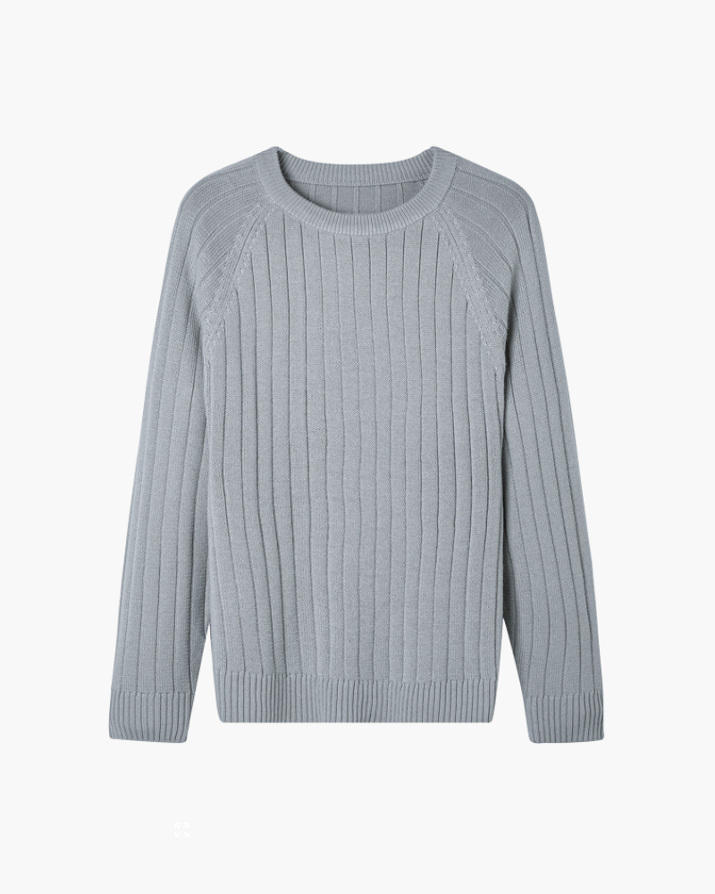 100% Premium Wool Sweater - Iron & Oak