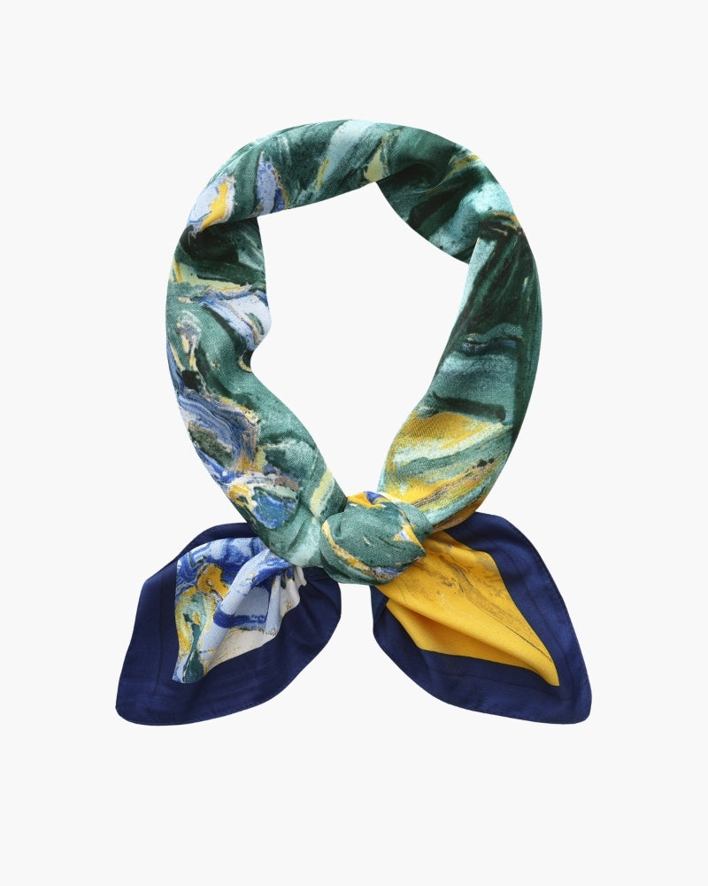 Impressionist Garden Scarf - Iron & Oak