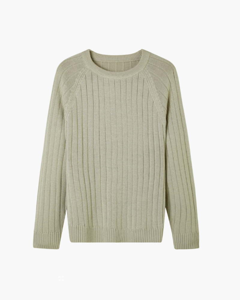 100% Premium Wool Sweater - Iron & Oak
