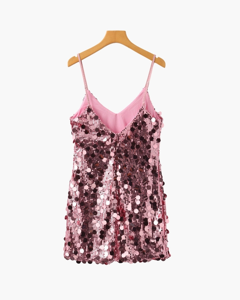 Sequin Party Mini Dress - Iron & Oak