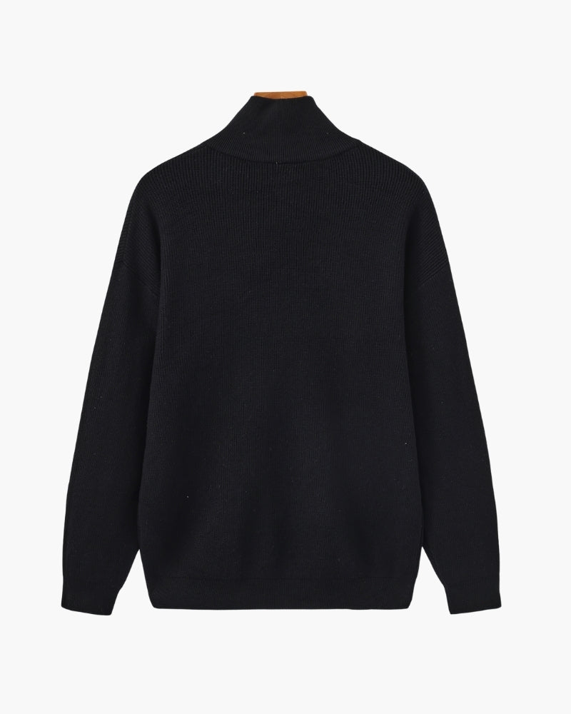 Refined Half-Zip Knit Pullover - Iron & Oak
