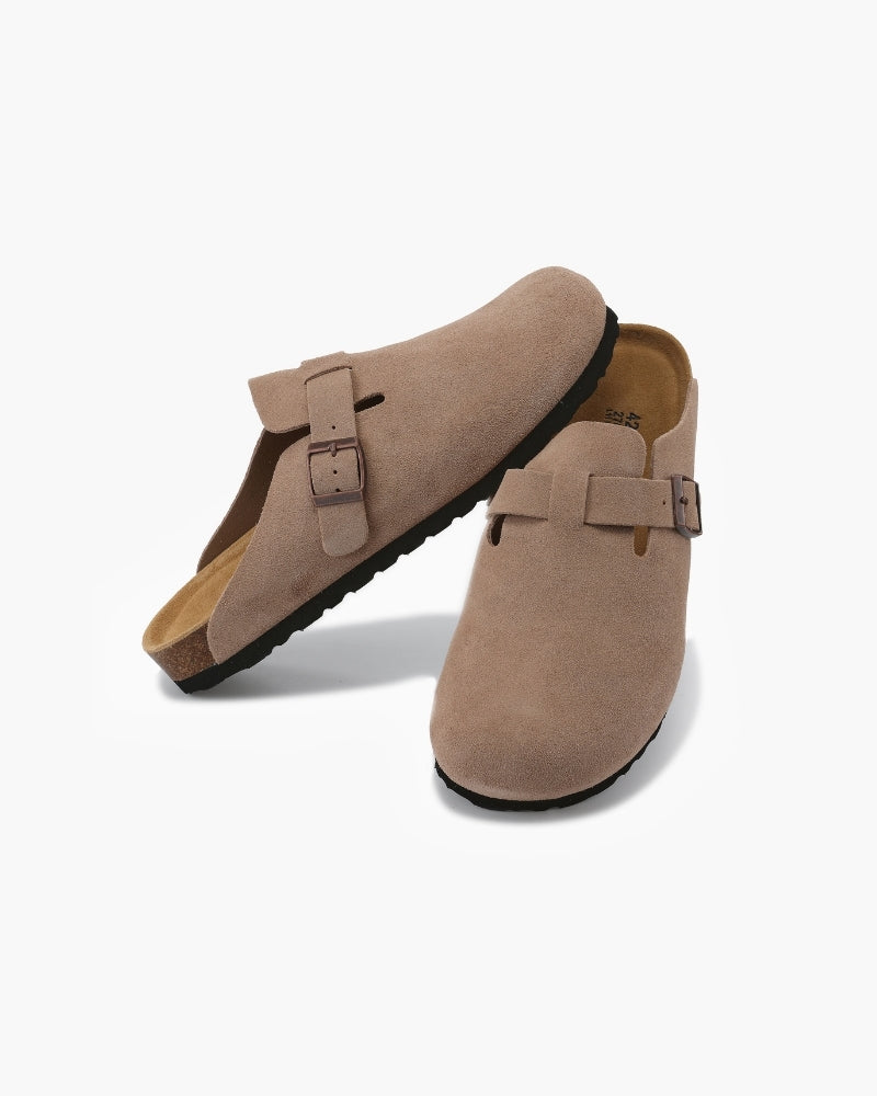 Suede Clogs - Iron & Oak