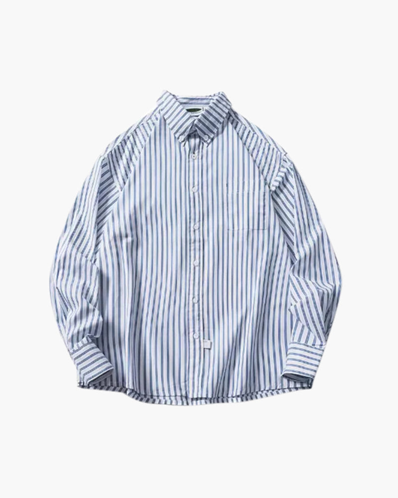 Oversized Striped Shirt - Iron & Oak