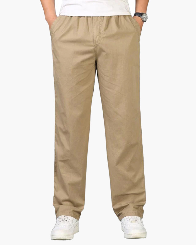 Capri Cotton Pantalon - Iron & Oak