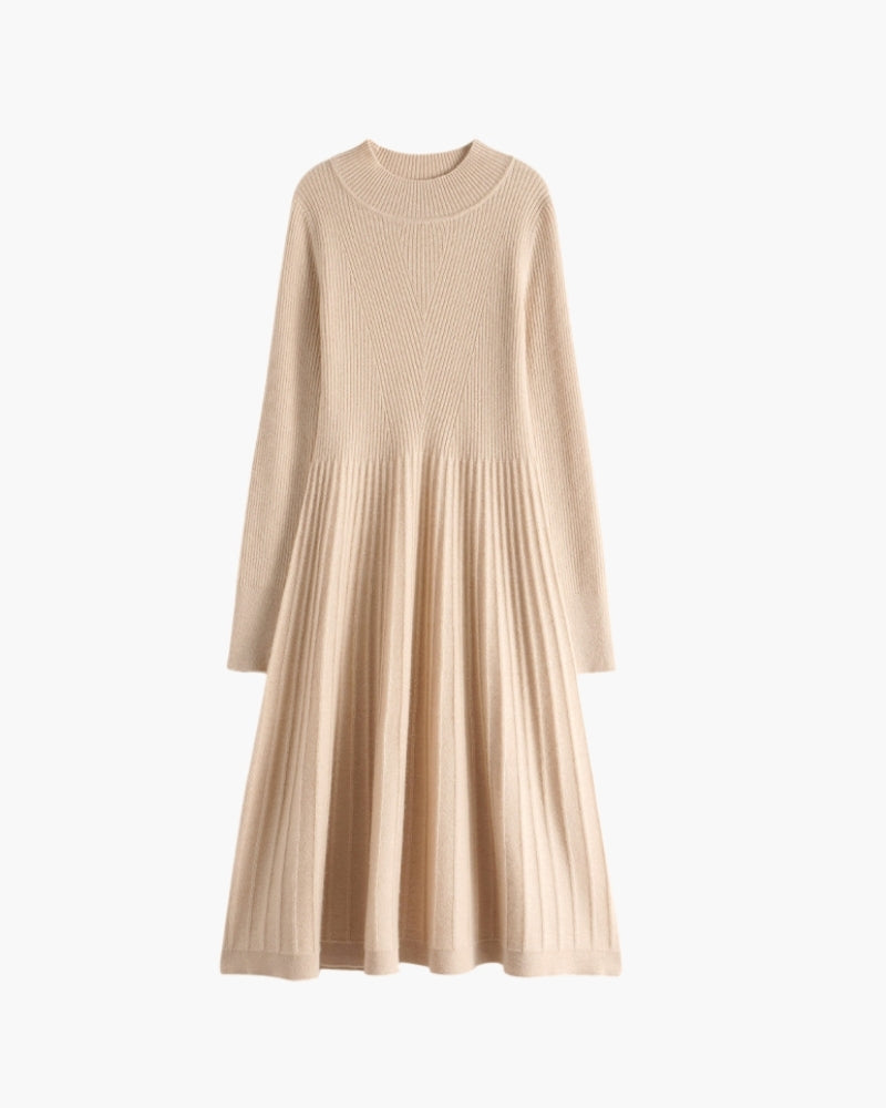 Pure Cashmere Flare Dress - Iron & Oak