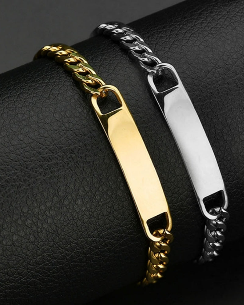 Signature Chain Bracelet - Iron & Oak