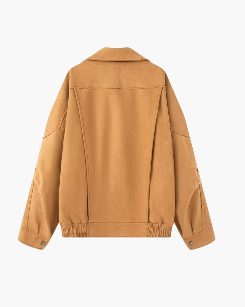 Vintage Suede Drape Jacket - Iron & Oak