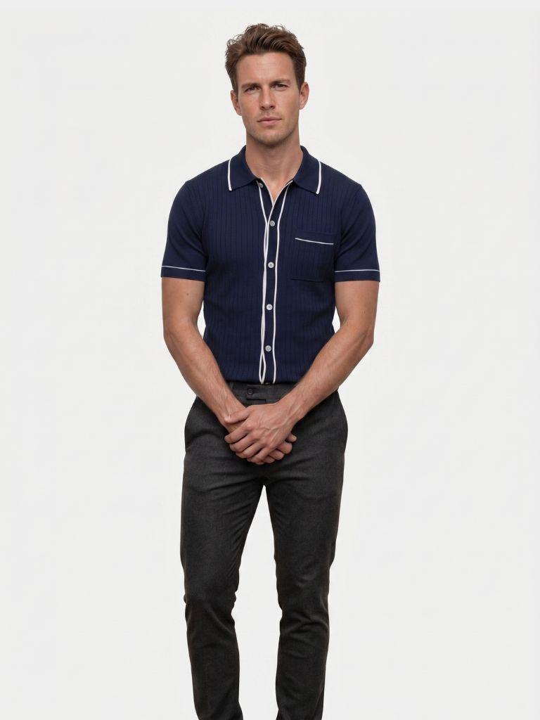 Valente Milano Polo Shirt - Iron & Oak