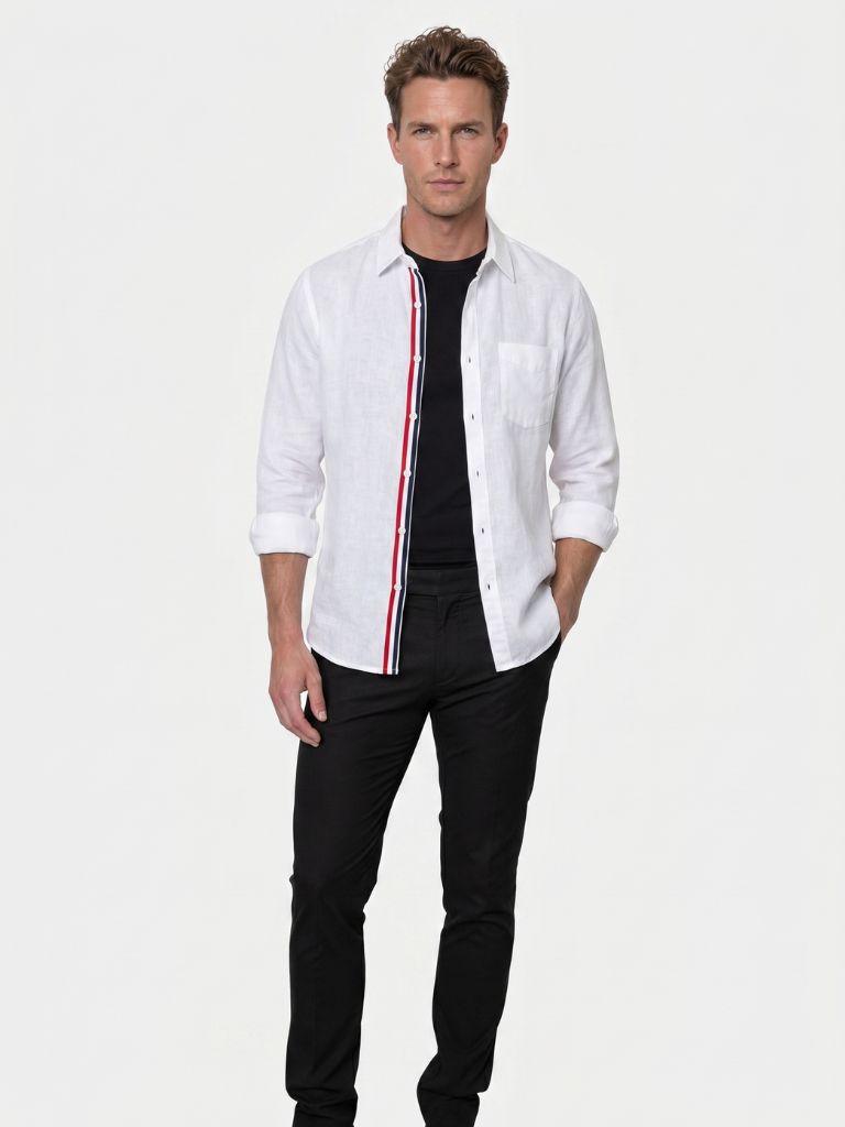 Vince Linen Shirt - Iron & Oak