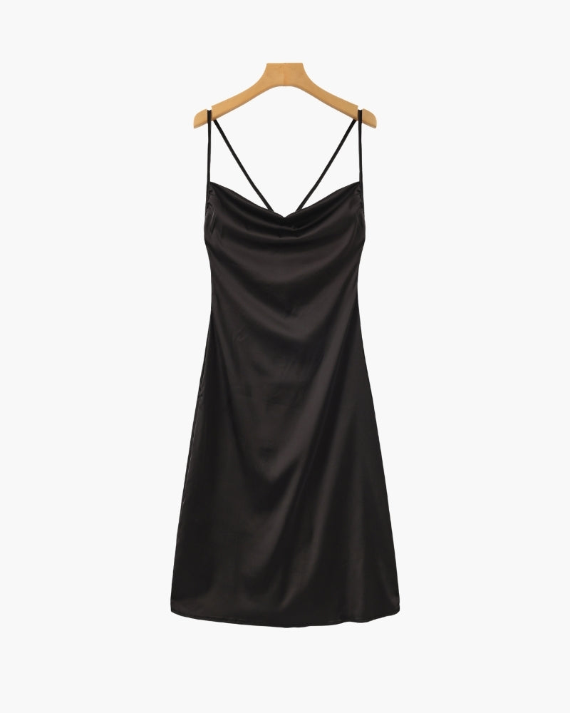 Silk Slip Dress - Iron & Oak
