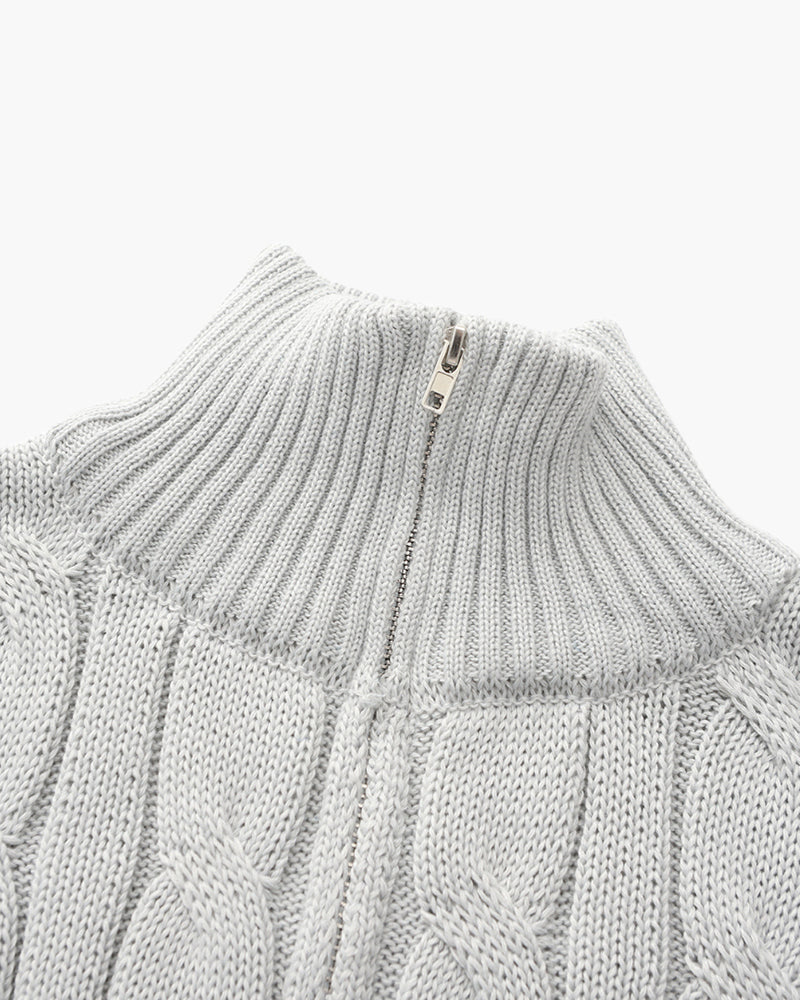 Verbier Half Zip Sweater - Iron & Oak