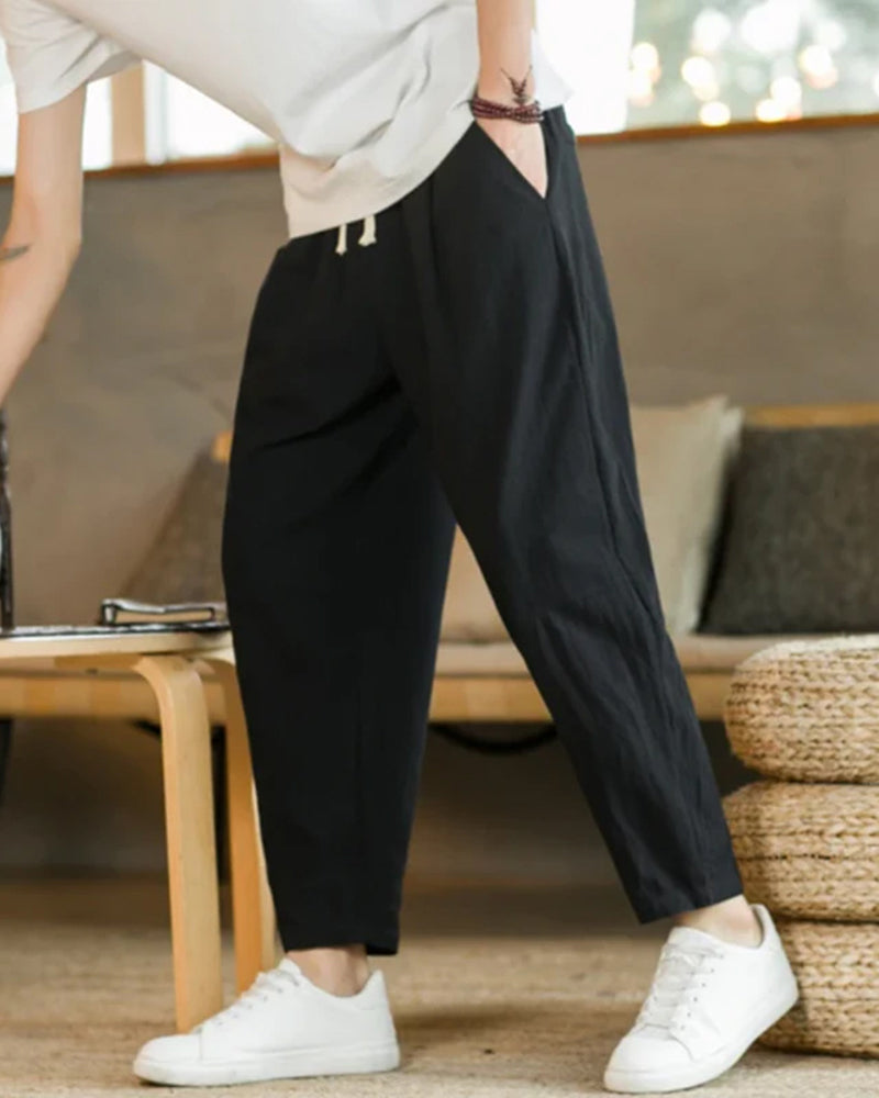 Cancun Cotton Pantalon - Iron & Oak