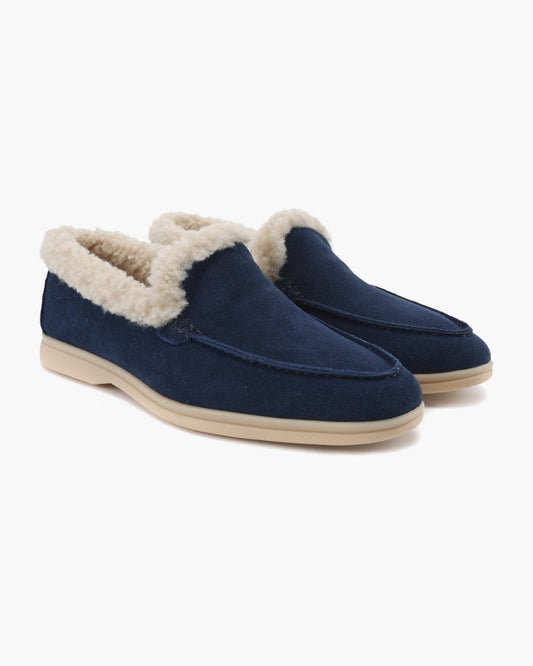 Fur-Lined Premium Loafers - Iron & Oak