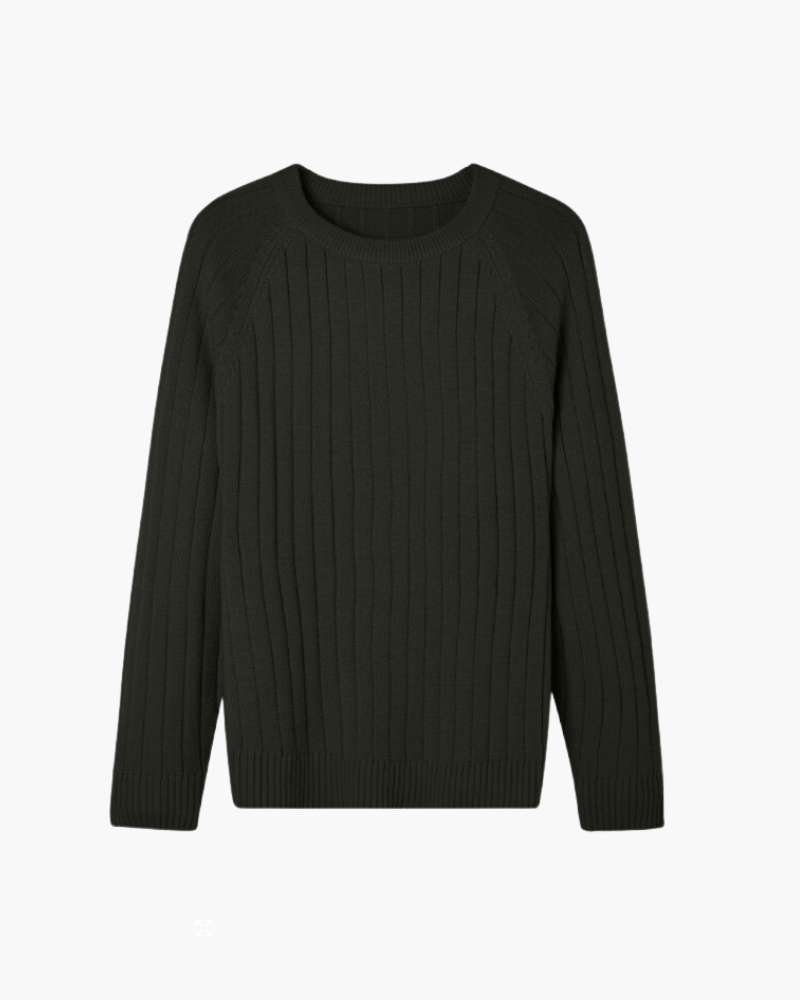 100% Premium Wool Sweater - Iron & Oak