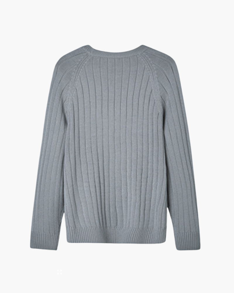 100% Premium Wool Sweater - Iron & Oak