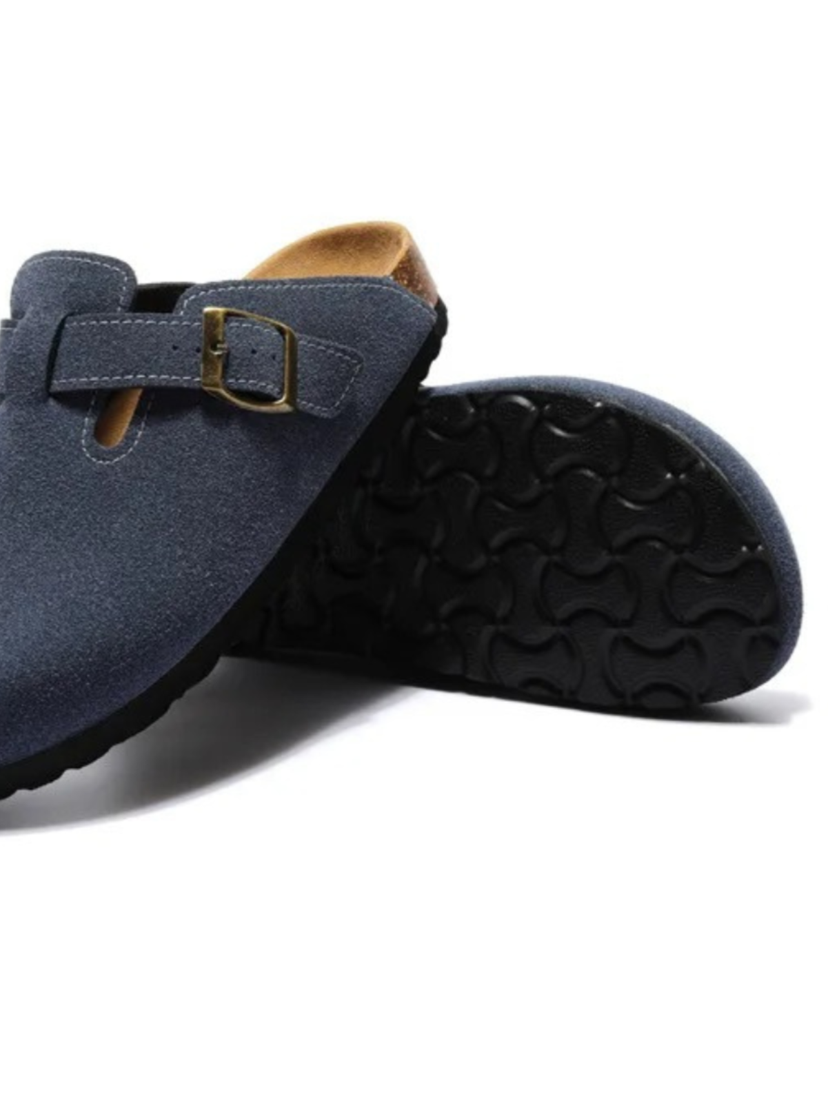 Pucon Suede Clog - Dark Blue | Iron & Oak