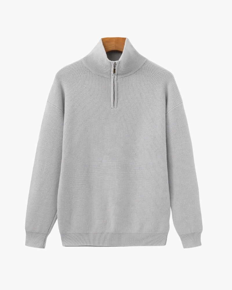 Refined Half-Zip Knit Pullover - Iron & Oak