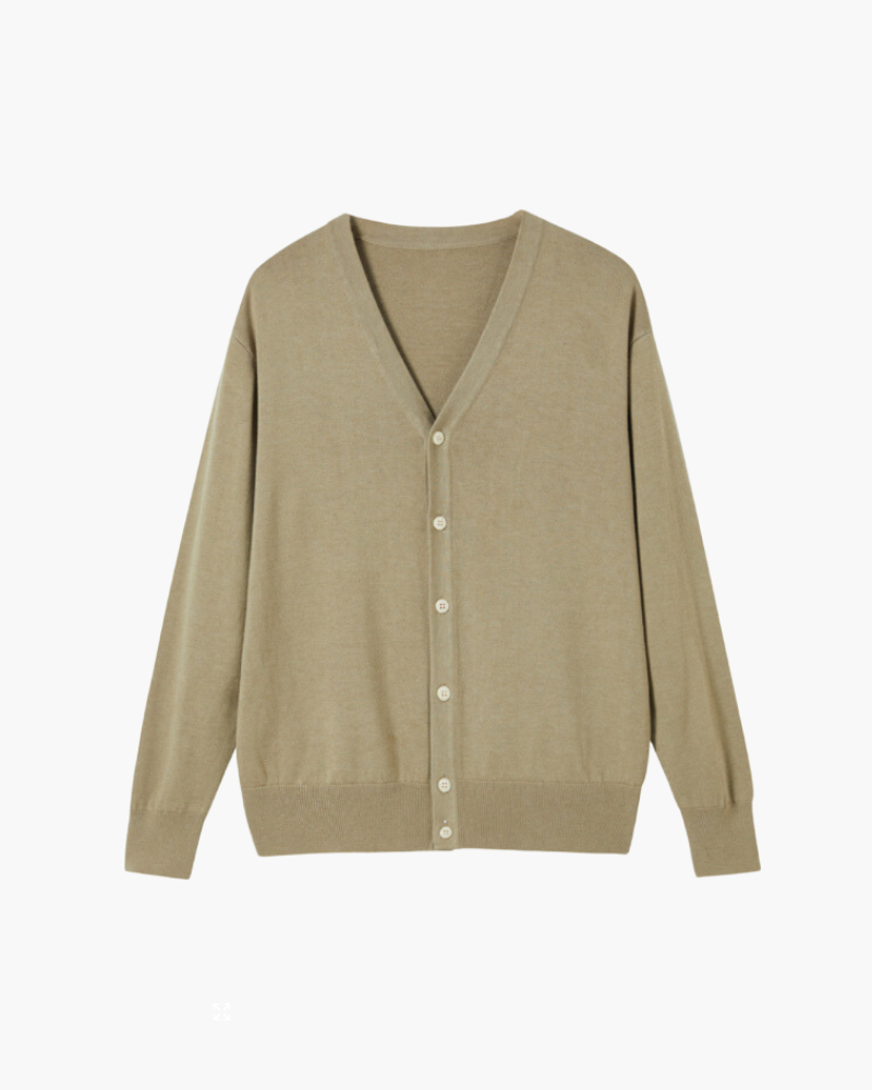 100% Premium Wool Gillet - Iron & Oak