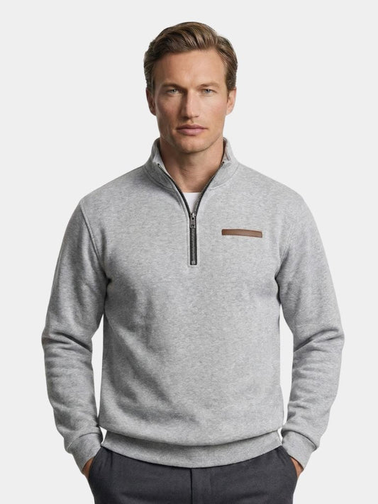 Slate Urban High Collar Pullover - Iron & Oak