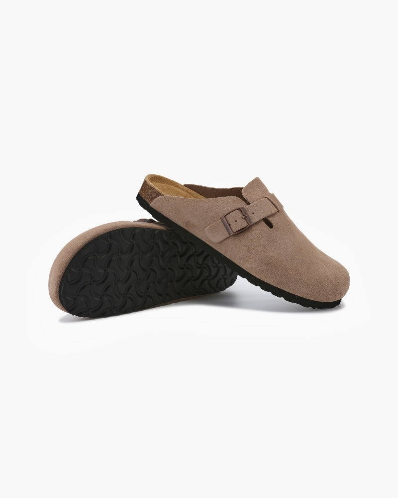 Suede Clogs - Iron & Oak