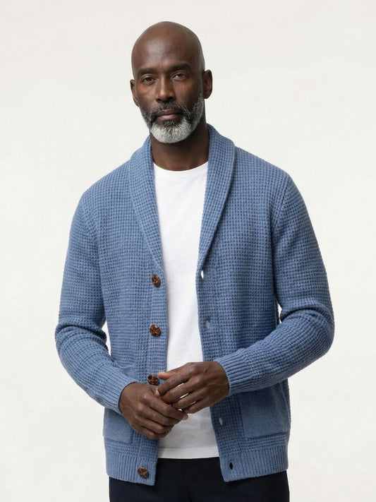 Sophisticated Winter Wool Cardigan - Iron & Oak