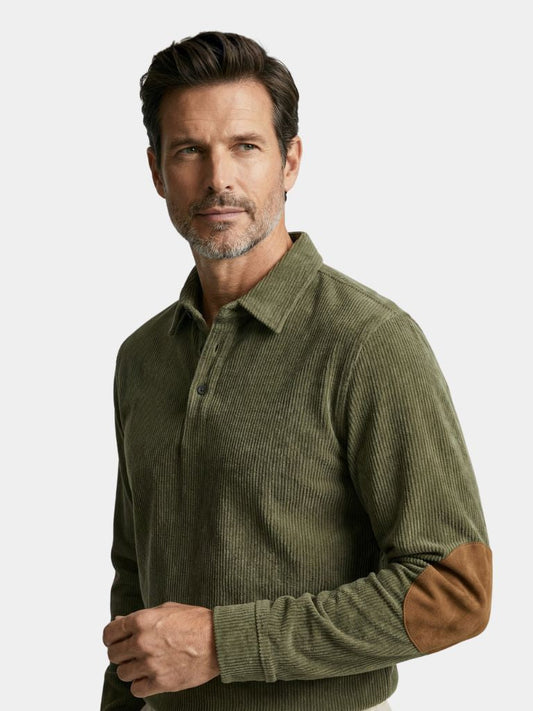 Westmoor Corduroy Polo - Iron & Oak