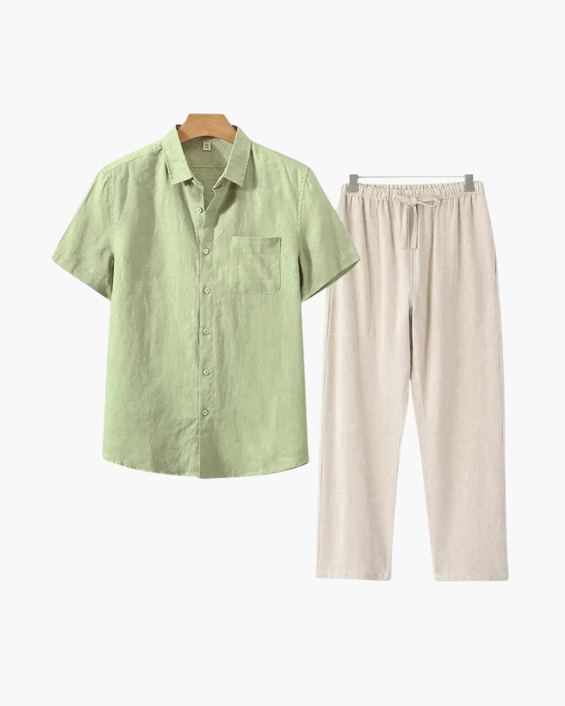 Linen Combo (Shortsleeve) - Iron & Oak