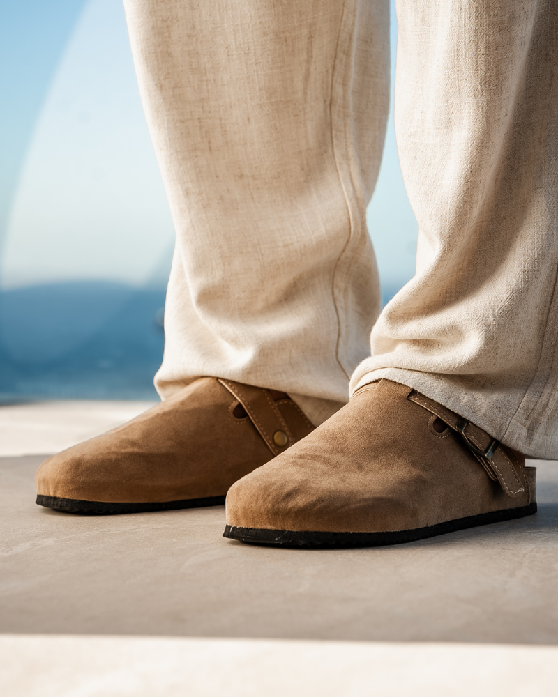 Suede Clogs - Iron & Oak
