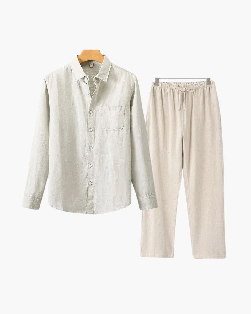Linen Combo (Longsleeve) - Iron & Oak