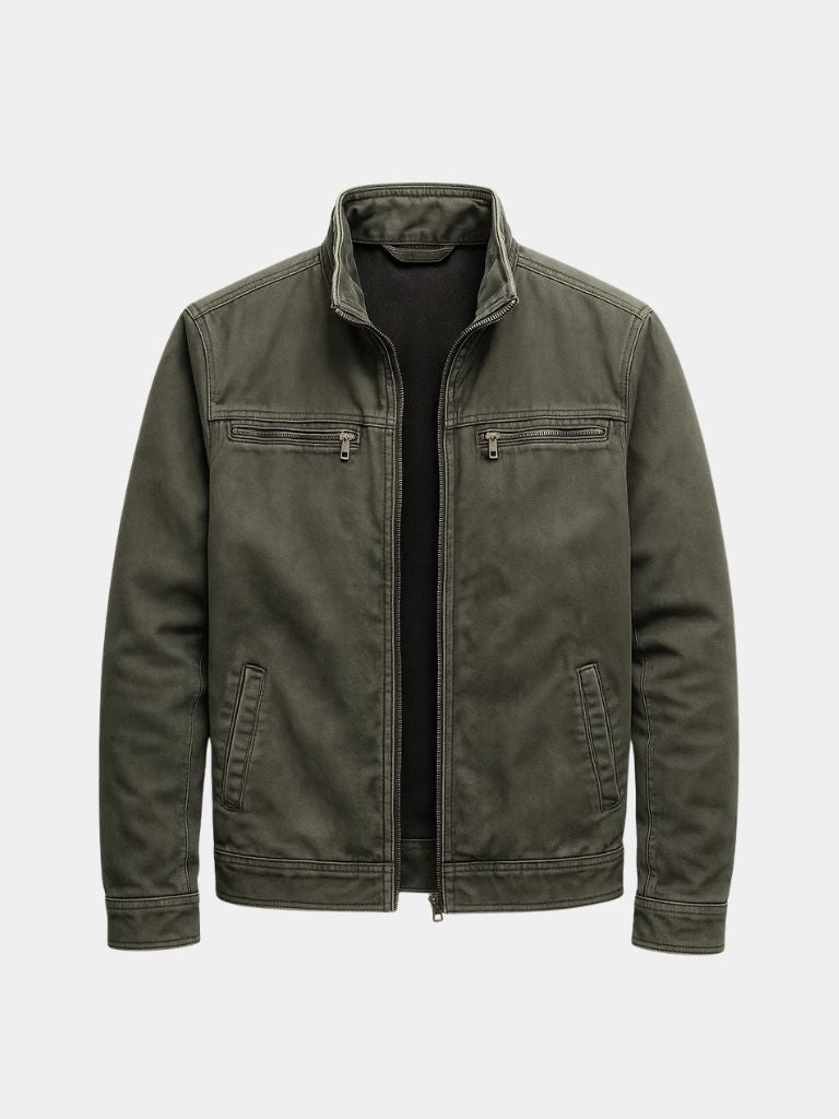 Valmont Vintage Olive Field Jacket - Iron & Oak