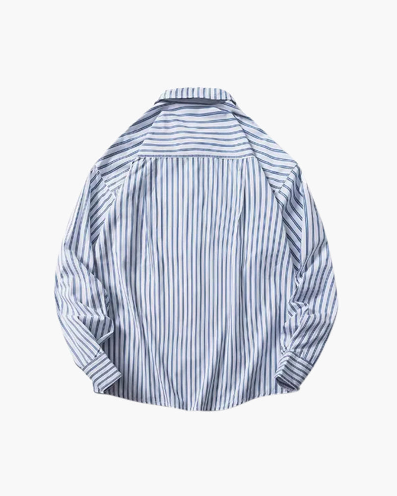 Oversized Striped Shirt - Iron & Oak