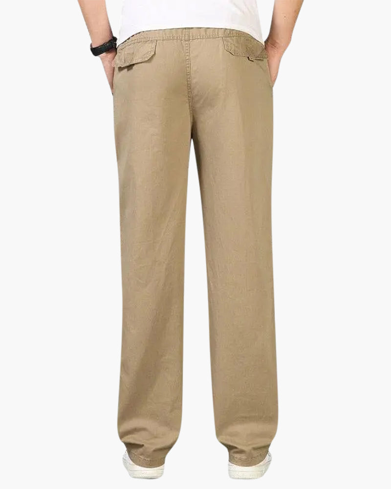 Capri Cotton Pantalon - Iron & Oak