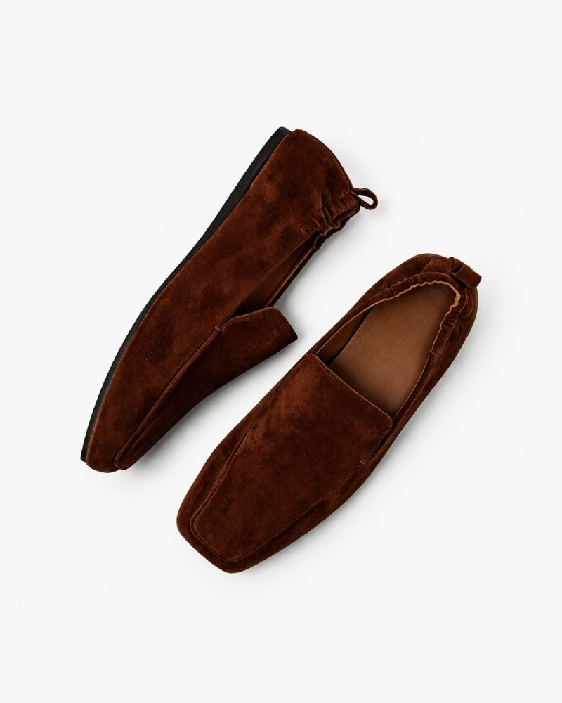Premium Brown Suede Loafers - Iron & Oak