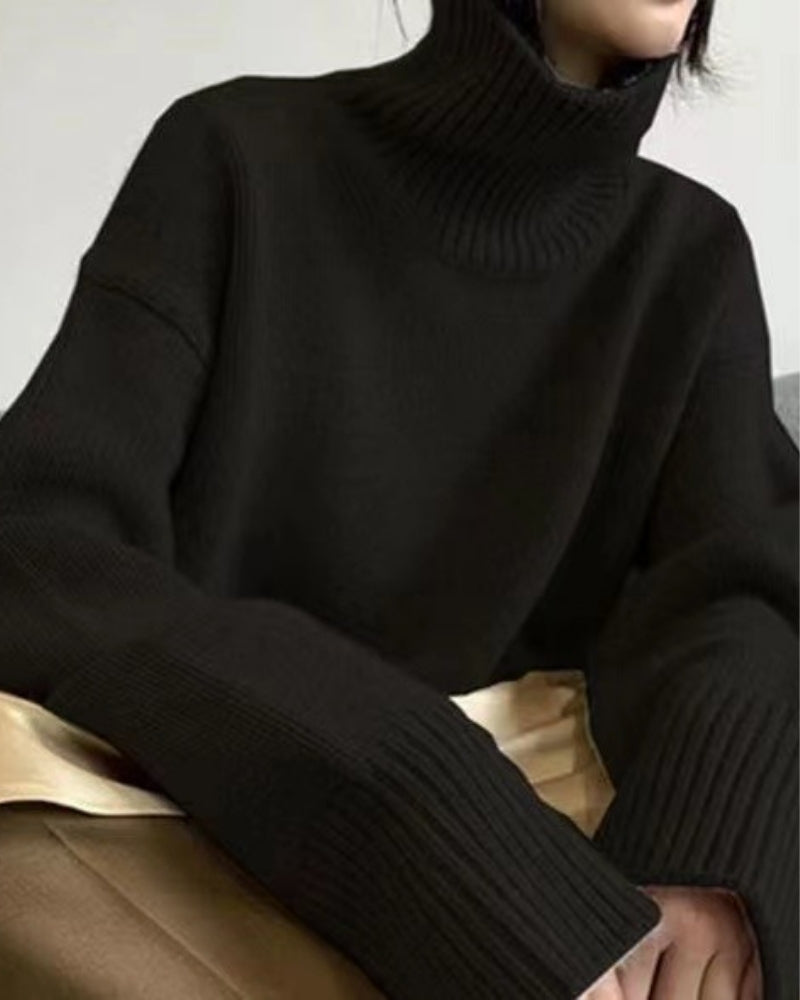 Heritage Knit Turtleneck - Iron & Oak