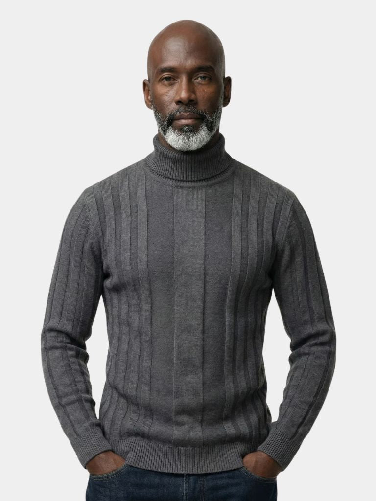 Turtleneck Knitwear Pullover Sweater - Iron & Oak
