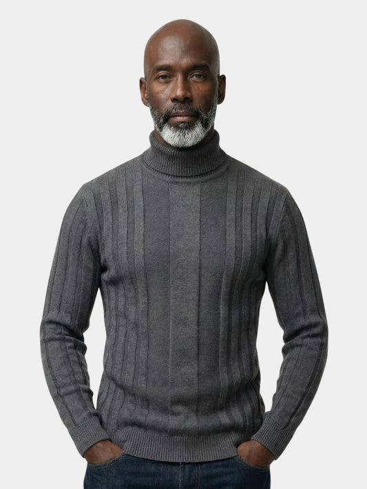 Turtleneck Knitwear Pullover Sweater - Iron & Oak